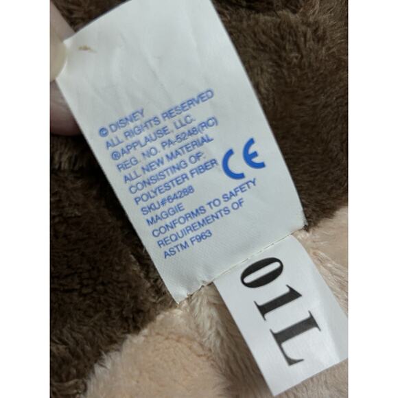 Applause Disney MAGGIE The Cow Home On The Range Plush With Tag Stuffed 2004 VTG - Picture 8 of 8